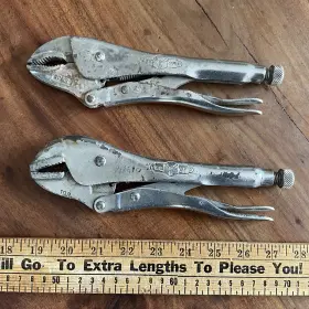 10wr-10r Vise-grip 2 Vintage 10wr And 10r Locking Pliers Petersen Dewitt Nebr Usa Original