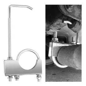 Vkqts Jia-2602 Inch 2.5 Exhaust Hangers With Clamp For Vibration Damping And Muffler Fixing