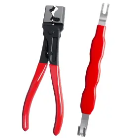 Wameiju Hsq-02 2 Pieces Electrical Disconnect Pliers For Cars Car Hose Clamp Red 2pcs