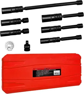 Ww019 Wett 3/8-inch Drive Magnetic Swivel Spark Plug Removal Tools Socket Black