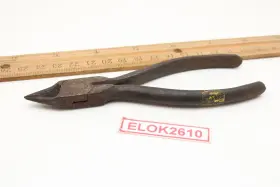 Pl-40 Williams 5 Inch Flush Cut Diagonal Cutting Pliers Vintage Usa