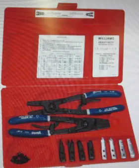 Pl-529 Williams Heavy Duty Retaining Ring Pliers Set