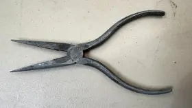 No-76 Williams Tools Vintage 1960s 6 1/2 Length Needle Nose Side Cutting Pliers 76 Usa