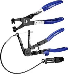 Workpro 820909608561 2-piece Hose Clamp Pliers Set 27 Inch Flexible Plier And