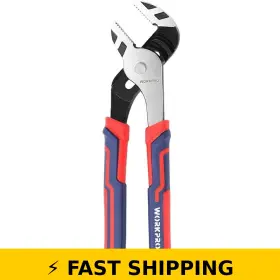 Workpro 820909760665 10-inch Adjustable Groove Joint Pliers - Crv Steel
