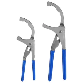 W004427ae Workpro Oil Filter Wrench Set 9 Inch And 12 Adjustable Blue Black