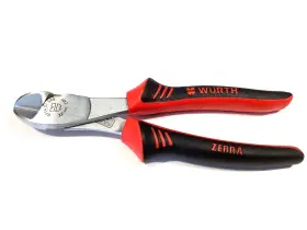 071401598 Wurth Zebra New Heavy Duty 8 Inch Power Side Cutter Pliers Comfort Grips