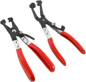Yrdgrg 793869948209 #na 2pcs Hose Clamp Pliers Repair Tool Angled Band And Red