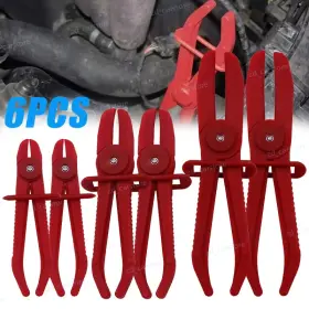 Sz0062 Zd Carstore 6pack Hose Clamp Pliers Flexible Pinch Off Plier 3 Sizes For Fuel Hoses