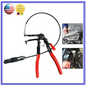 Tl01010 Zd Carstore 2ft Flexible Wire Long Reach Hose Clamp Pliers For Fuel Oil Water Auto Tool