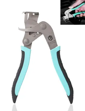 Zlxhdl Djxus006 Car Clip Pliers Automotive Trim Removal Tool Set For Fasteners Clips Black