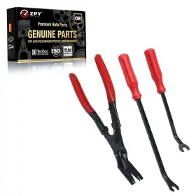 Zpy A120100001 3pcs Car Trim Clip Upholstery Removal Tool Door Panel Fastener Pin Pliers Puller