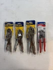 Irwin Vise Grip Lot Of 3 Plus Pliers New Locking. Price: $48.00.