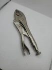 Irwin 7CR The Original 7" Curved Jaw Locking Plier Tool Plumber Electrician Open. Price: $17.99.