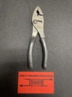 Snap-on Tools Usa New Dark Titanium 6" Flank Jaw Slip Joint Pliers HJ46ACFDT. Price: $60.00.