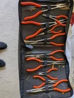 Snap-on Pc Pliers & Cutters Set Orange Long Reach Mini Usa Case PL800 Series Used. Price: $200.00.