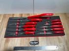 Snap-on Tools Usa New Red 11PC Master Needle Nose Pliers Foam Set PLNN11000FR. Price: $870.00.