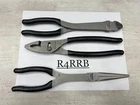 Snap-on Tools New Piece Black Soft Grip Heavy Duty Pliers Lot Set PL330ACFBK. Price: $199.95.