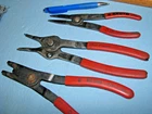 Snap Ring Pliers Lot Of Three Mac Blue Point Proto Used. Price: $28.00.