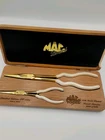 1995 Mac Tools Limited Edition 24K Gold Plated Needle Nose Plier Set. New. Price: $80.00.
