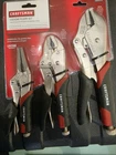 Vintage Craftsman 3PC Locking Pliers Set 45710 45715 45716 Made Usa New. Price: $34.95.
