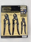 Sears Craftsman Professional Robo Grip 3 Pack With Case Pliers 45017 Usa Nos New. Price: $129.99.