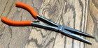 Matco Tools Straight Needle Nose Pliers Orange Grip 11.25" Long Reach Spring Used. Price: $44.00.