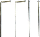 Haoxaoon 4 Pcs Exhaust Hanger Rods Weld On,universal USE,2 Straight 9.7"... New. Price: $18.54.