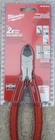 Milwaukee 48-22-6107 Diagonal Cutting Pliers Comfort Grip Iron-carbide Edge New. Price: $19.51.