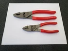 Snap-on Tools Usa New 2PC Red 8" & 6" Soft Grip Slip Joint Plier Set 47ACF 46ACF. Price: $139.95.
