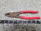 Snap-on Tools Usa 47CF 8 Long Red Talon Comfort Grip Slip Joint Pliers Used. Price: $29.99.