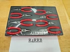 Snap-on Tools Red Soft Grip Mix Nose Piece Precision Pliers Foam Set PLP800A New. Price: $649.95.