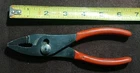 Vintage Snap-on 46CP Slip Joint Pliers Red Grips, 6.5", Made The U.s.a. Used. Price: $22.00.