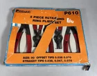 New Pittsburgh P610 5PC Retaining Ring Snap Pliers 90 Offset Tips. Price: $14.99.