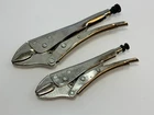 New Proto Tools (spain Made) 2PC Locking Pliers Set Lot, 291NC & 292NC Curve Jaw. Price: $79.99.