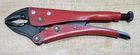 Blue Point Red Locking Clamp Adjustable Pliers VGP11110 Used. Price: $20.00.