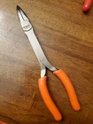 *new* Snap On 408CF - 9 Orange Stork Bent Needle Nose Pliers Free Shipping. Price: $89.24.
