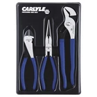 Professional Pliers Set 3 - Various Types Comfort Grip Carlyle Hand Tools New. Price: $48.24.