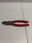 Snap-on Tools Usa 47CF 8 Long Red Talon Comfort Grip Slip Joint Pliers Used. Price: $41.99.