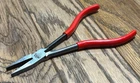 Mac Tools Duck Bill Needle Nose Pliers Red Grip 6" Long Reach Precision Used. Price: $45.00.