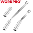 Workpro 3PC Magnetic Swivel Spark Plug Socket Extension &thin Wall New. Price: $29.99.