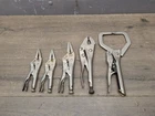Vintage Petersen Vise Grips 4LN, 6LN, Locking Pliers, Wizard HR1206 Usa, 5PC Used. Price: $44.95.