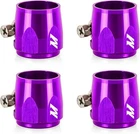 Mishimoto MMHXF-12-4-PR ALUMINUM-12AN Hex Hose Finisher Clamp Set, Purple New. Price: $18.00.