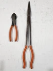 Lot Of 2 Matco Tools 16" Long Needle Nose Pliers & 7" Diagonal Cutters Used. Price: $90.00.