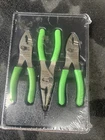 For Snap-on Tools Usa Green 3PC Soft Grip Slip Joint Pliers Lot Set PL346ACFG New. Price: $205.00.