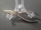 Antique 1910 - 1920'S Kraeuter #1601 5 1/2" Flat Nosed Pliers Textured Grips Used. Price: $15.99.