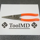 Snap-on Tools Usa New Orange 9" Talon Grip Nose Slip Joint Pliers LN47ACF. Price: $99.95.