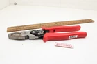 Mac Tools P301903 8" Lineman Pliers Cutter Red Rubber Grip Usa Used. Price: $47.99.