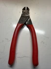 Snap-on 87ACF 7" Diagonal Cutters Pliers Nippers Red Handle Used. Price: $34.99.