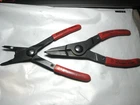 Jensen Tools Co. Internal And External Retaining Ring Plier Set Used. Price: $24.00.